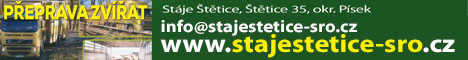 stáje štětice přeprava zvířat a