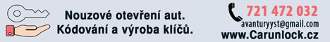 Nouzové otevírání aut,výroba klíčů