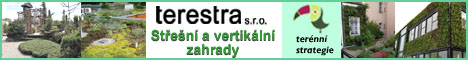 Terestra střešní zahrady zahradnictví a