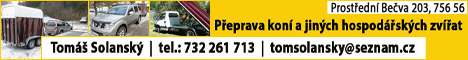 Přeprava koní a jiných hospodářských zvířat A